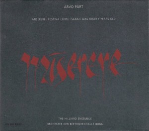 PART ARVO - MISERERE